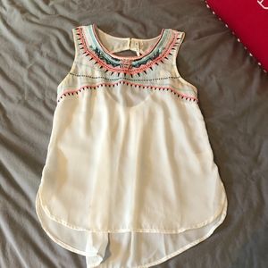 ⭐️ (3 for $30) Embroidered tank top